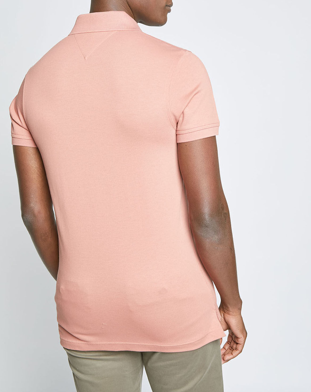 Tommy Hilfiger Polo Slim 1985 vieux rose