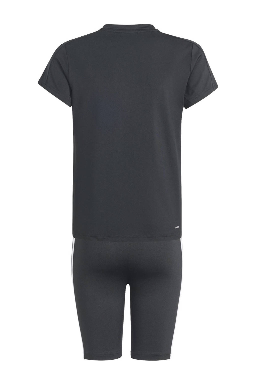adidas Juniorsport T-shirt + short zwart/wit