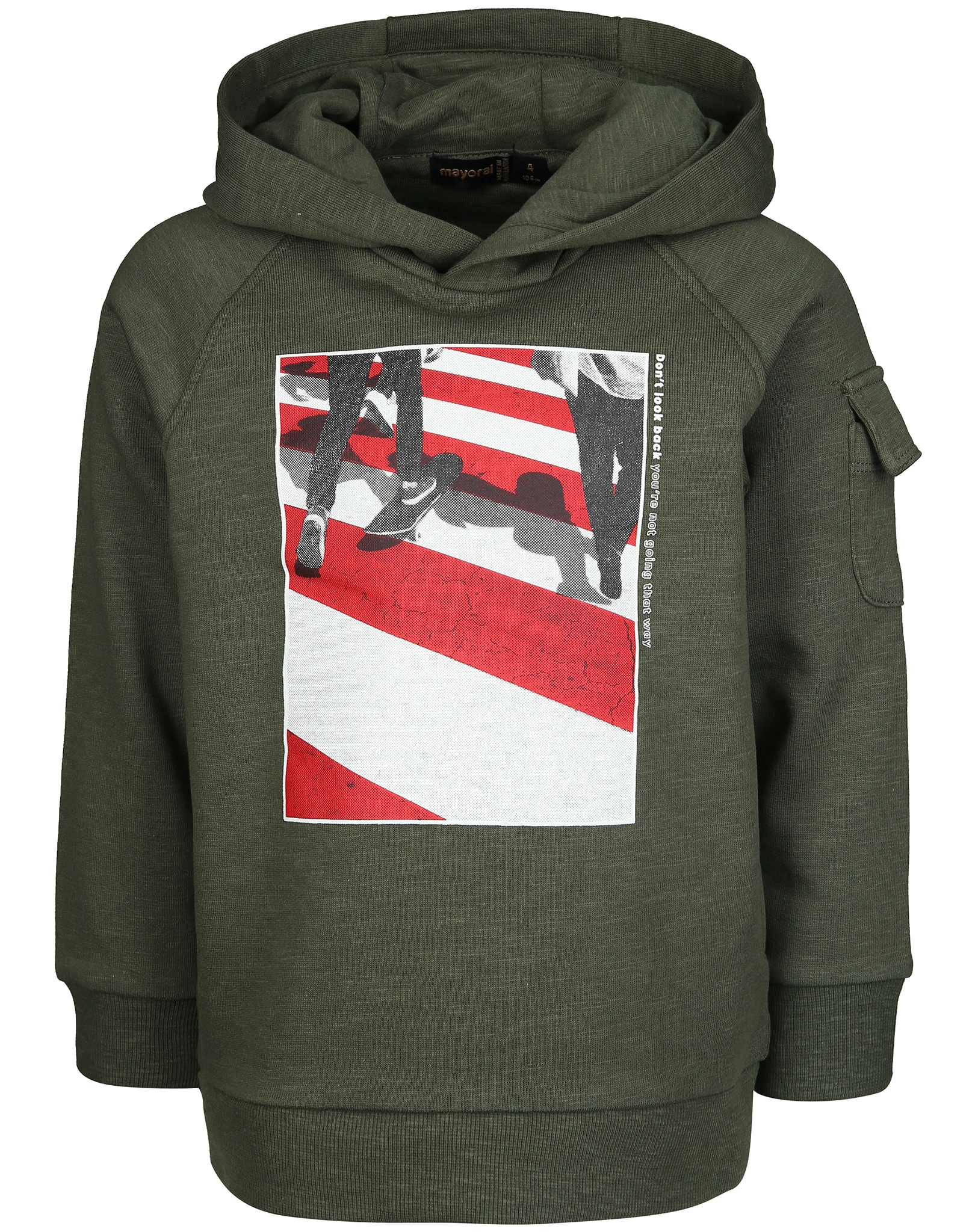 Kapuzen-Sweatshirt BROTHERS in dunkelgrün