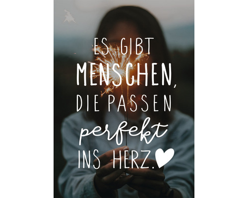 Postkaart: Mensen passen perfect in het hart… 10,5 x 14,8 cm