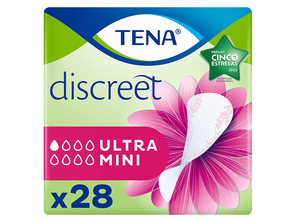 PENSOS INCONTINÊNCIA TENA DISCREET ULTRA MINI 28 UN