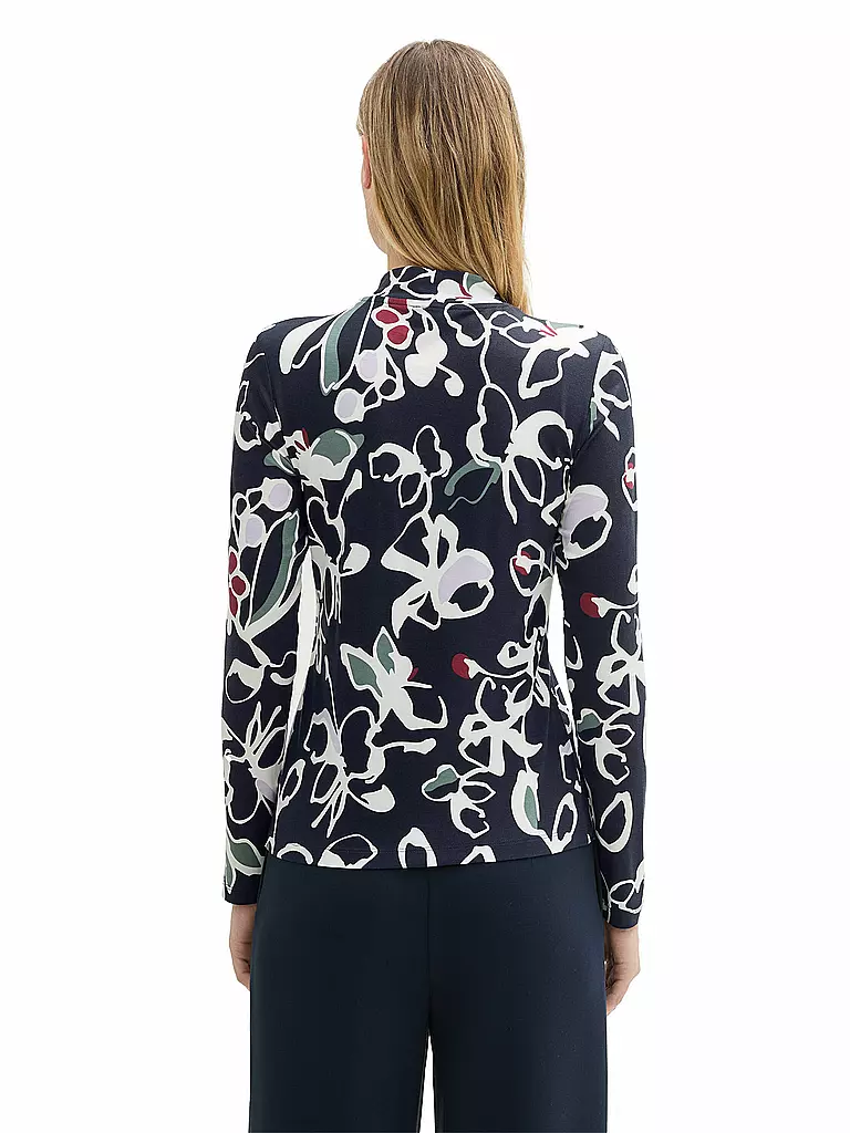TOM TAILOR Langarmshirt dunkelblau