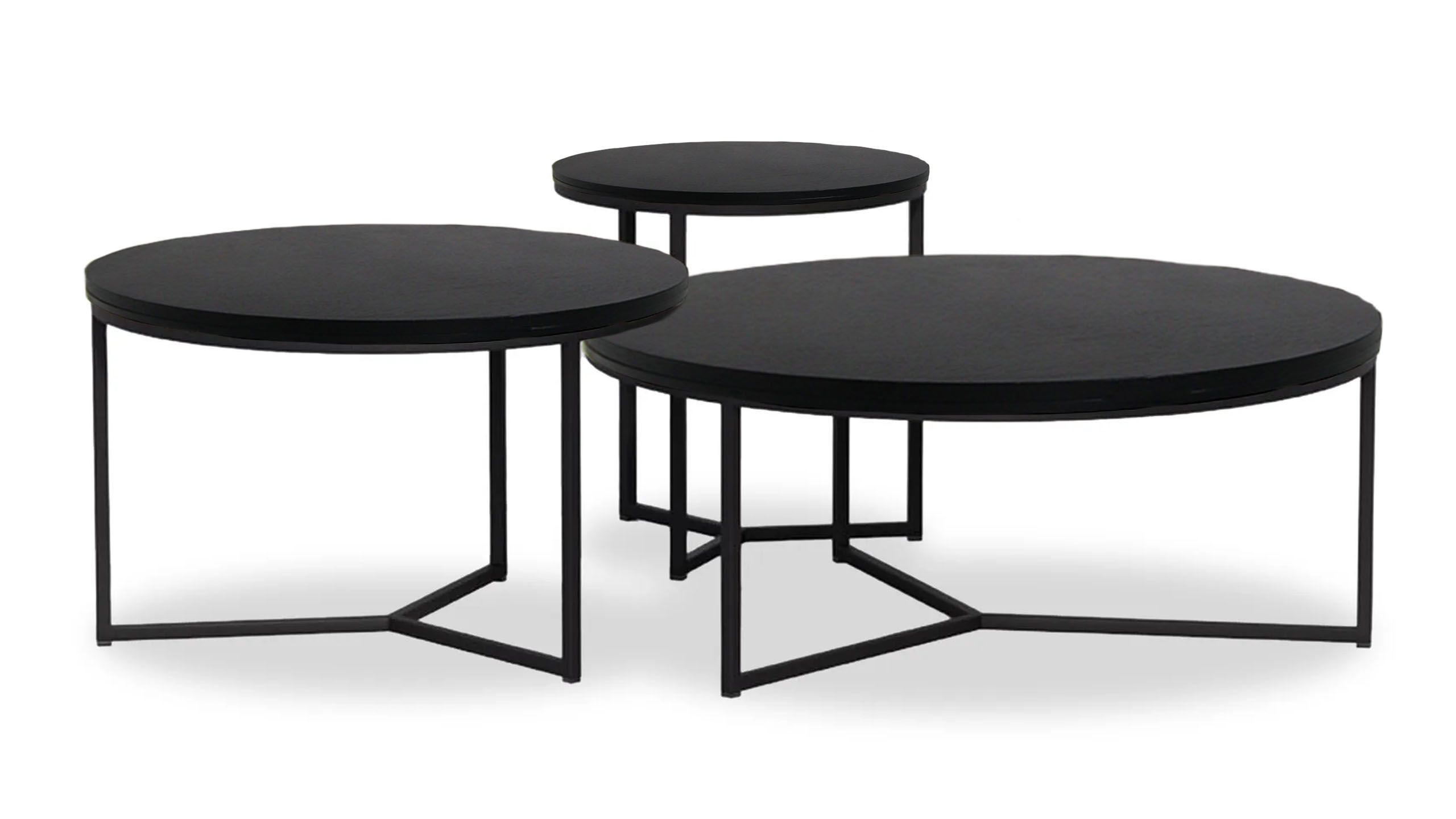 Salontafelset Jacava ⌀80  x H30 cm