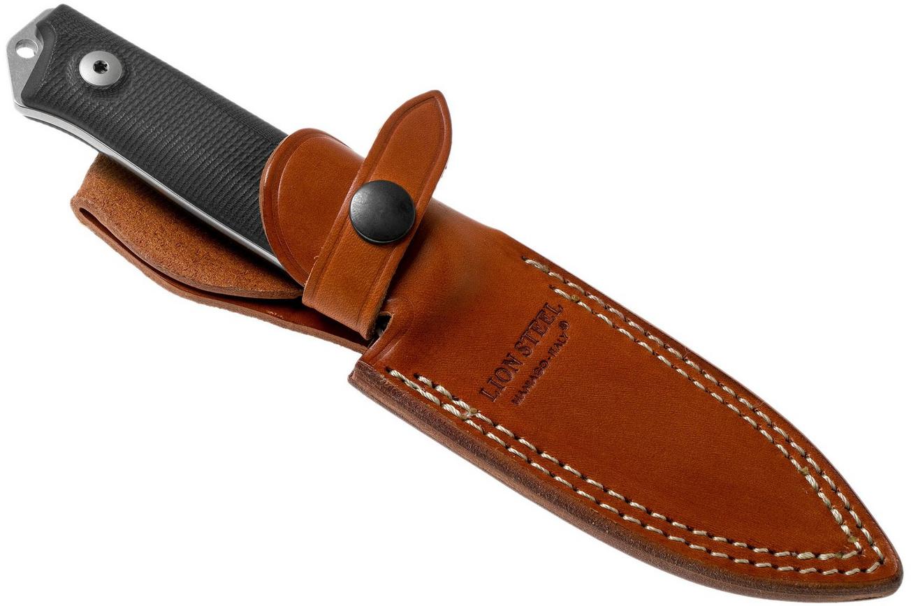 LionSteel B41 Black G10 B41-BK bushcraftmes