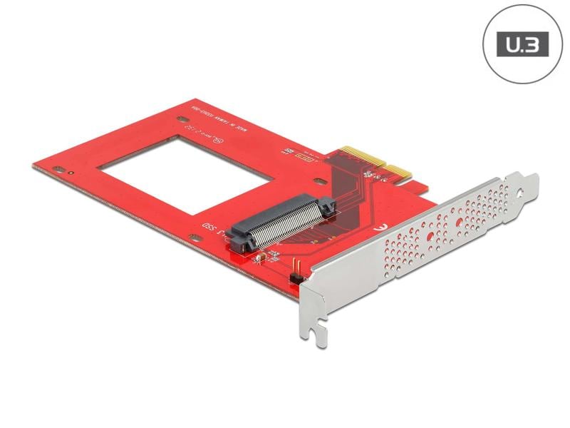 Delock Host Bus Adapter PCI-Express x4 - 1x U.3 SFF-8639 Delock PCI Express x4 Karte zu 1 x intern U.3