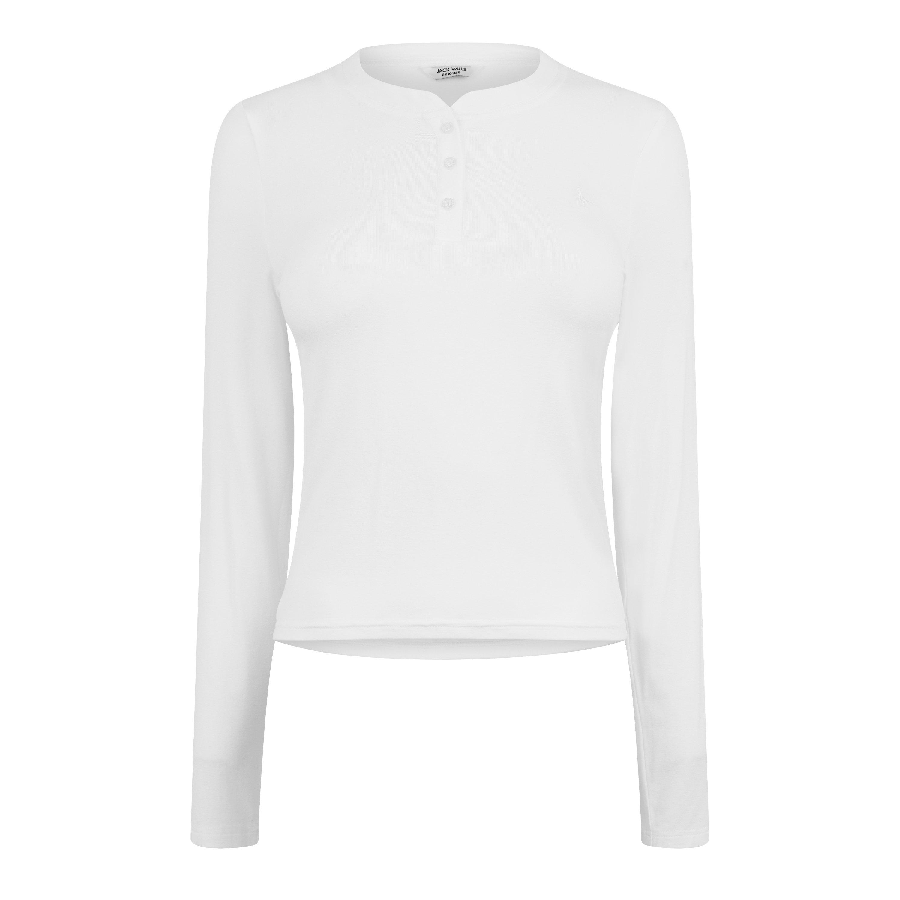 Jack Wills JW Long Sleeve Henley Tee