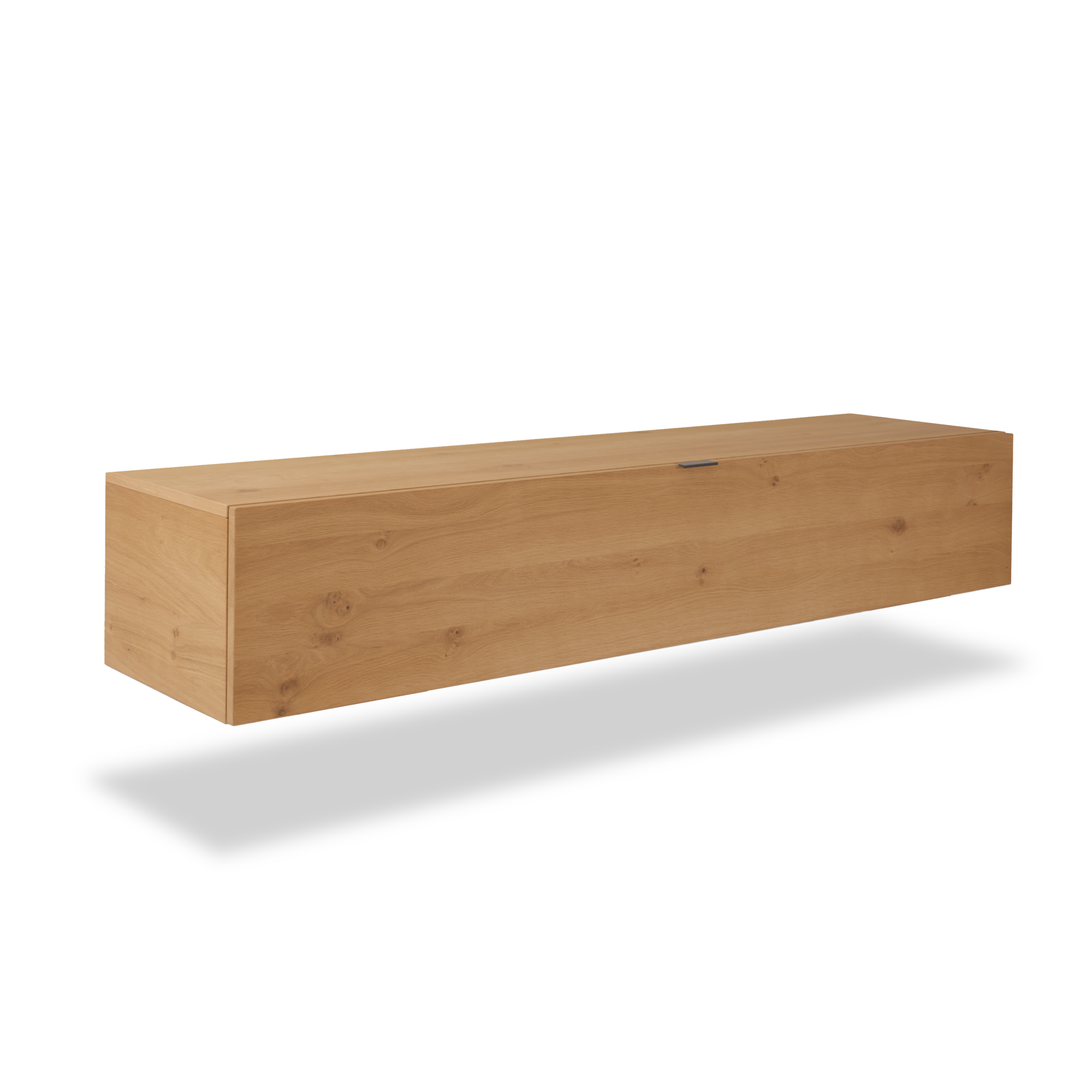 Tv meubel Woody hangend met klep 180 eiken