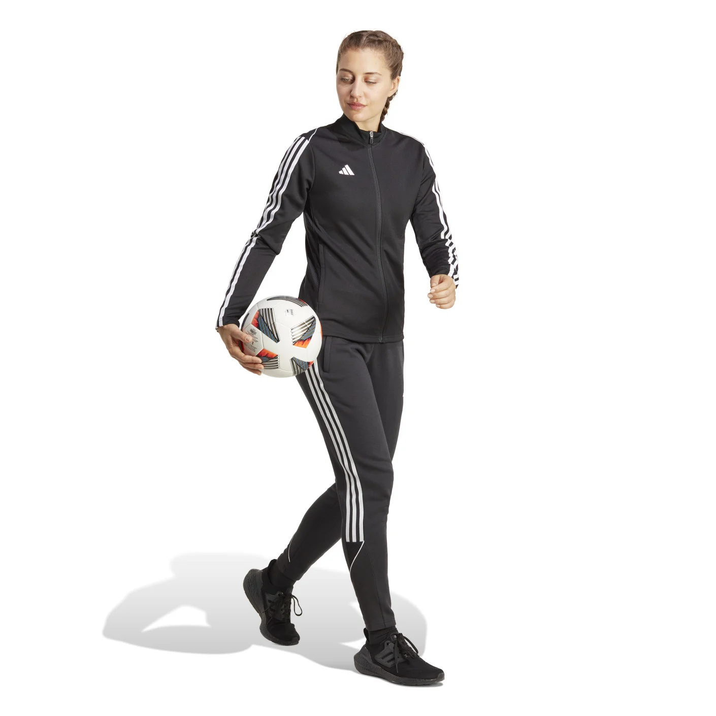 Adidas Tiro 23 Sweat Trainingsbroek Dames Zwart