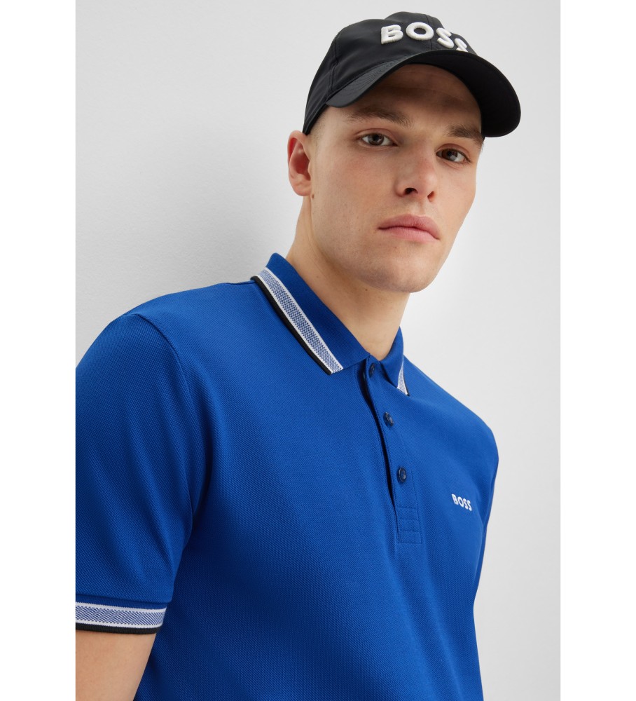 BOSS Polo Paddy Azul