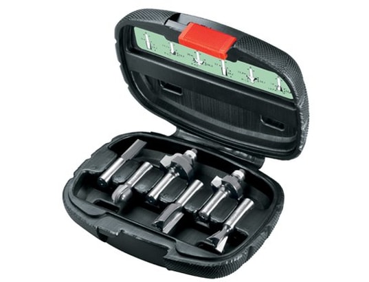 BOSCH - Coffret embouts de fraisage 6 fraises 8mm