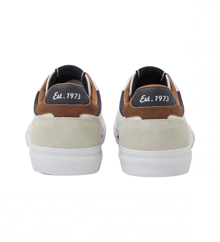 Tênis de couro Pepe Jeans Kenton Court, branco
