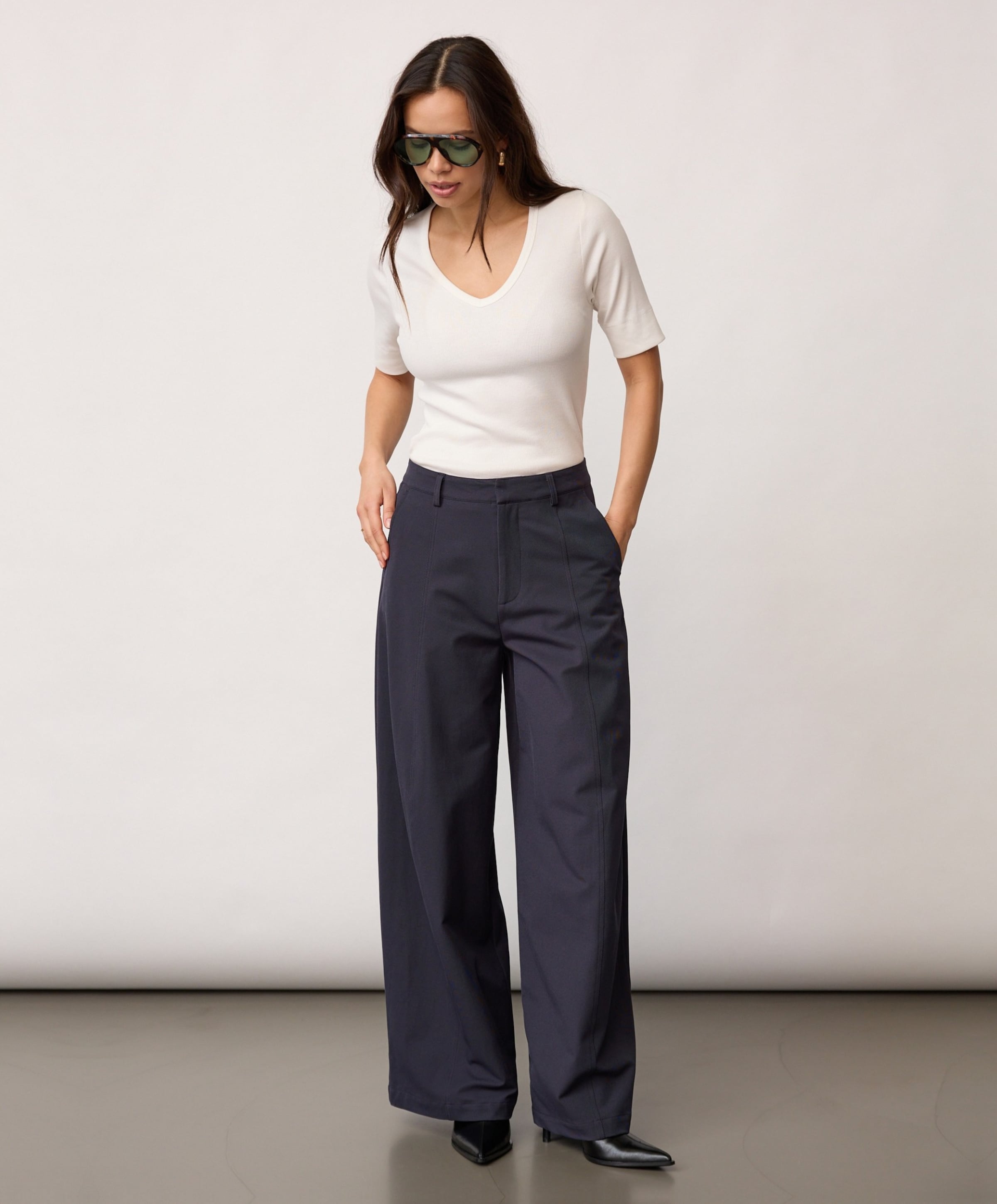 Co'Couture DemiCC Barrel dames broek blauw