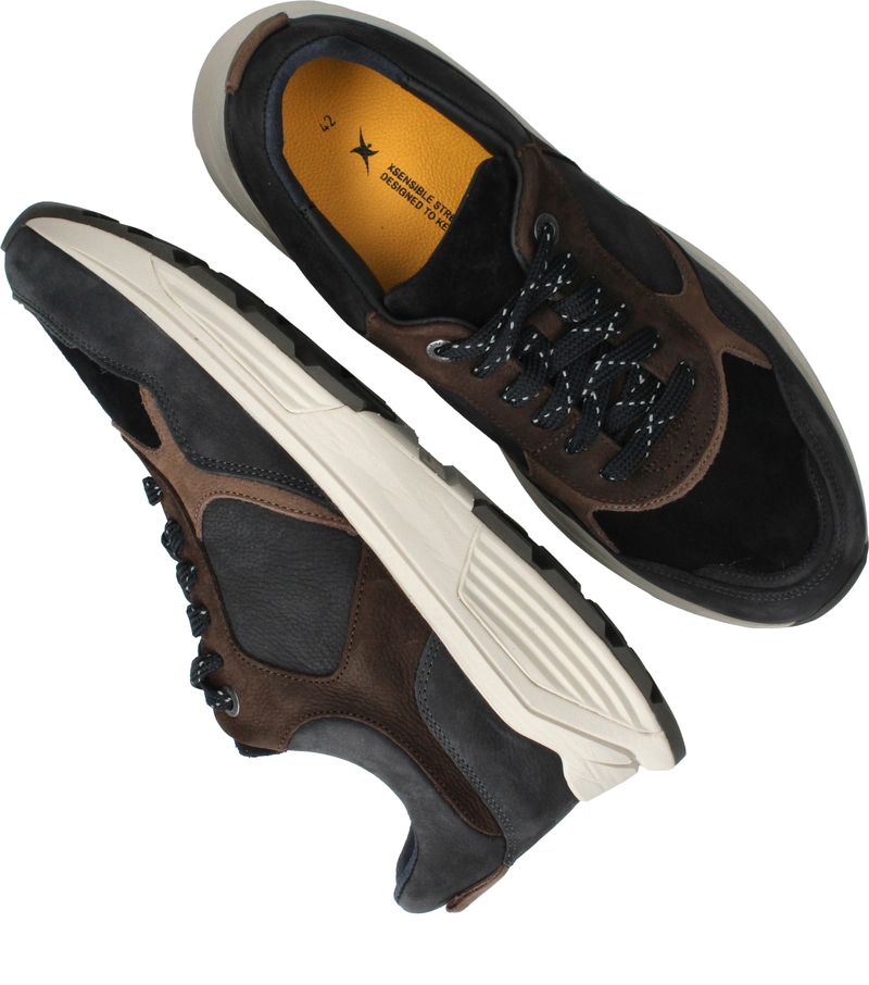 Xsensible Rialto Stretchwalker Sneakers Blauw Heren