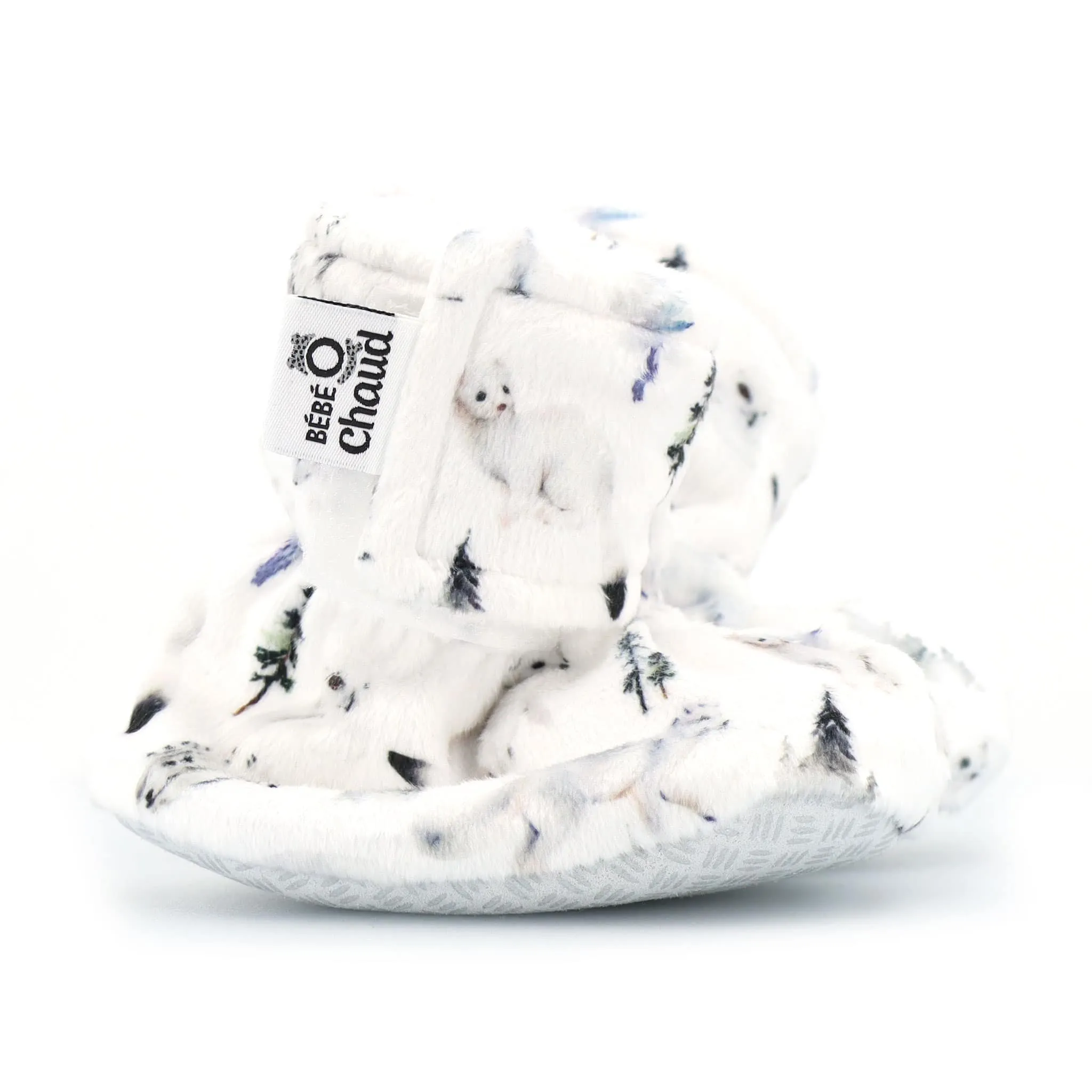 Bébé Ô Chaud Pantoufles Velux Loups 0-6mois