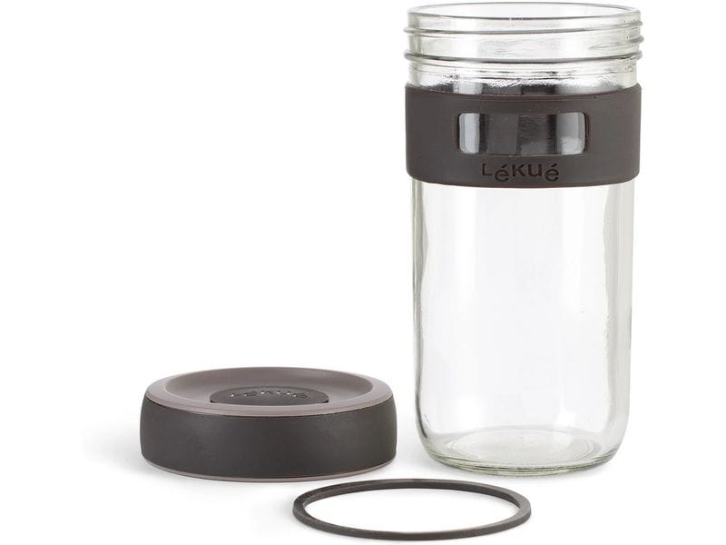 Lékué Sauerteigglas 0.7 l, Glas, 2 Stück Sauerteig-Starter-Kit