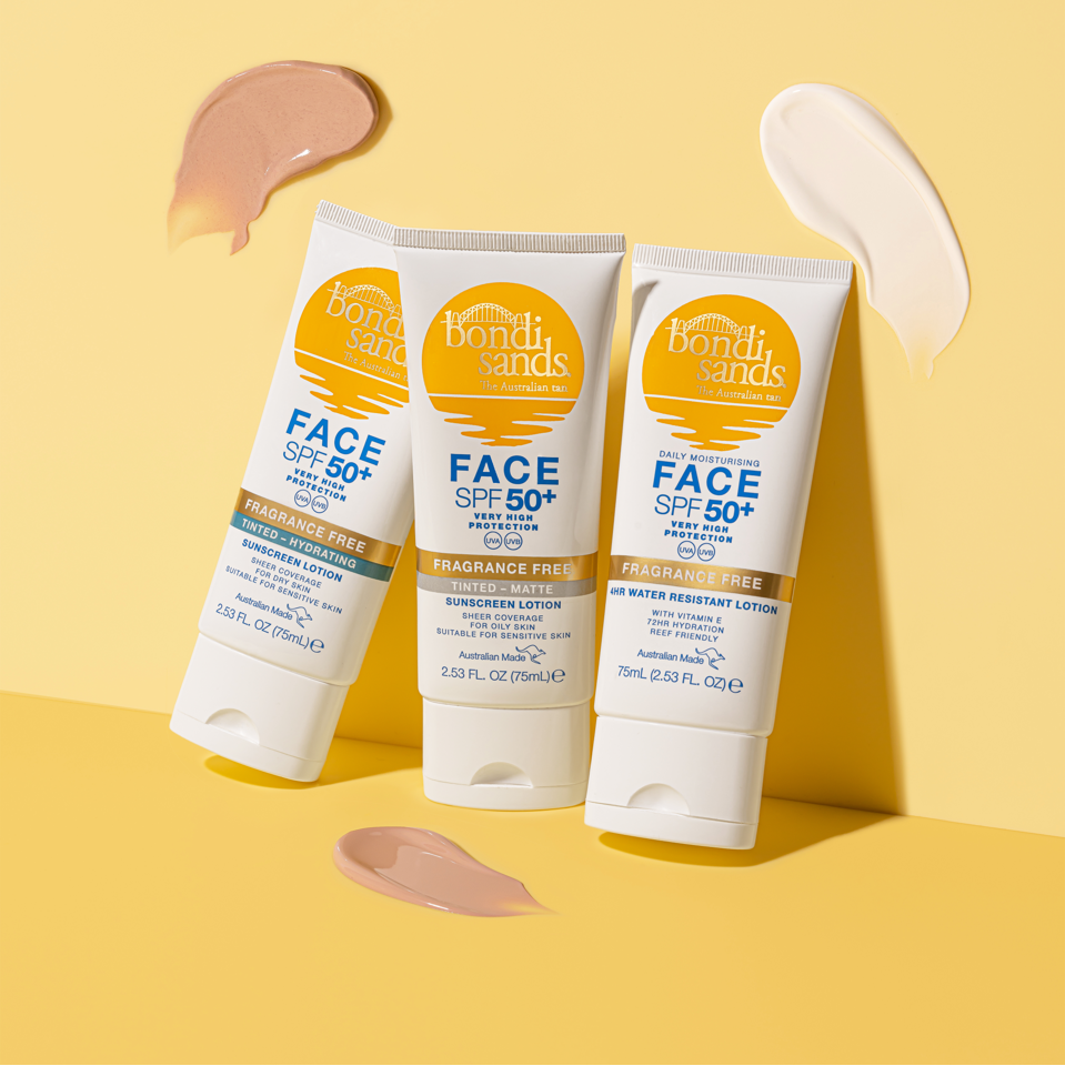Bondi Sands - SPF 50 + Fragrance Free Tinted Face Lotion (Hydrating) 75 ml - Solcreme