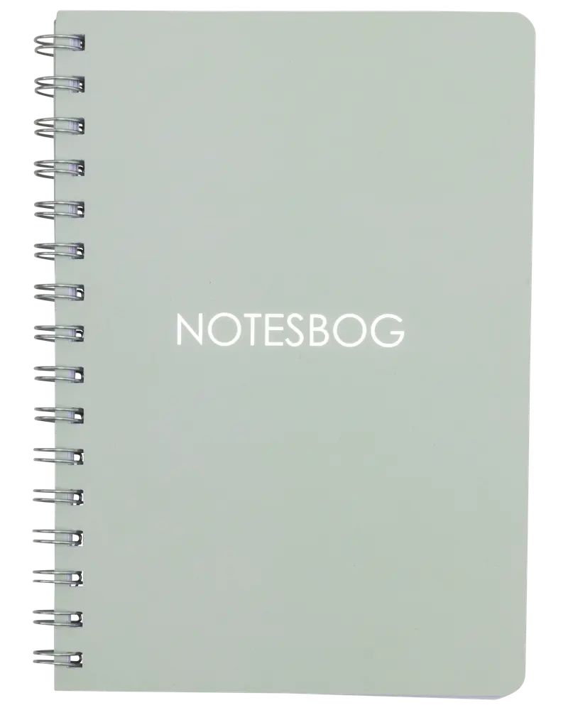Notesbog A5 grøn