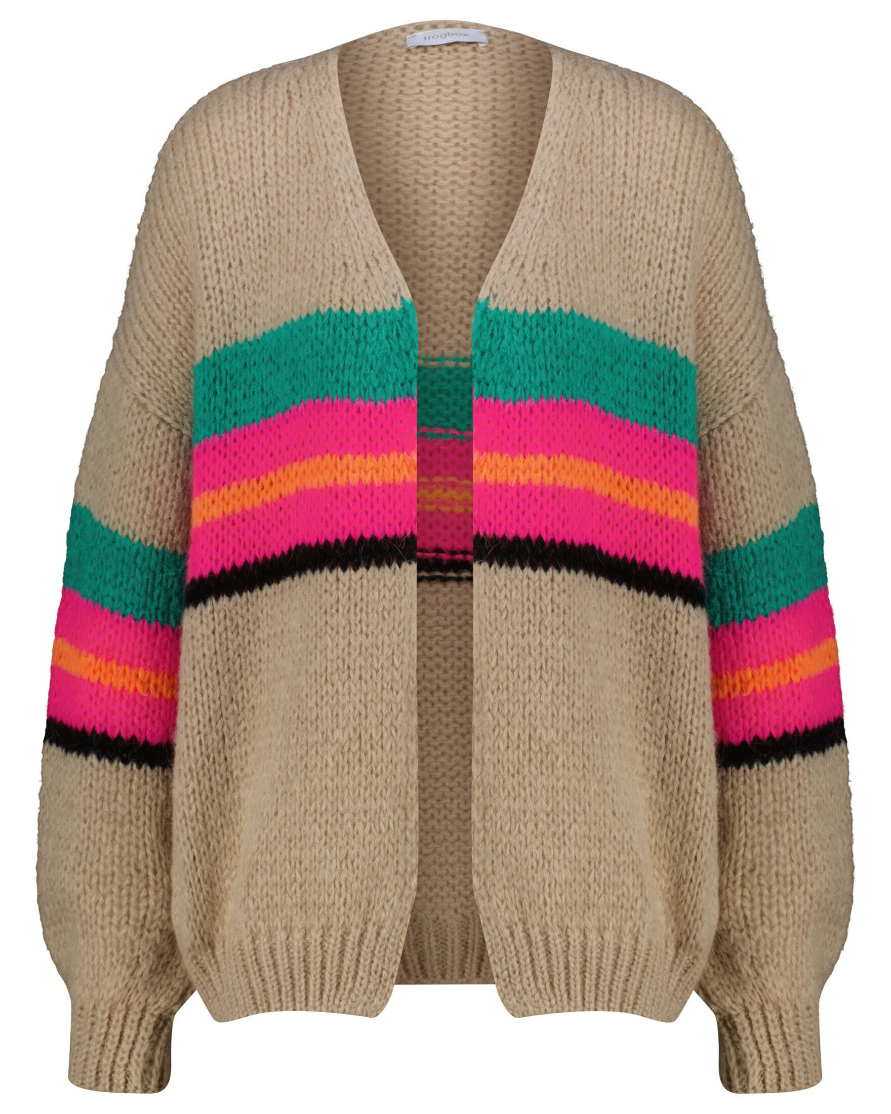 Frogbox| Damen Strickjacke mit Wolle