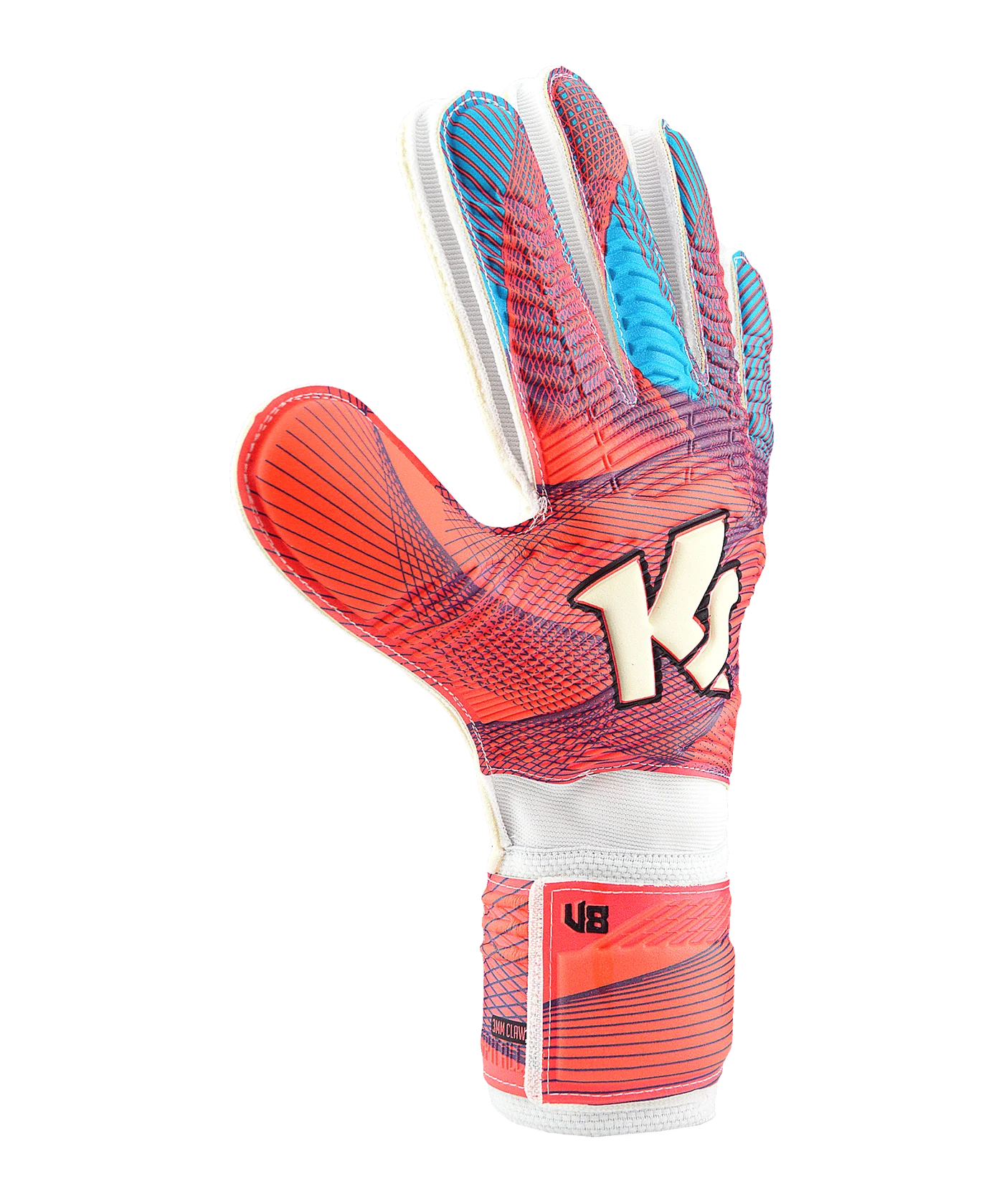 KEEPERsport Varan8 Zone RC Finger Support Torwarthandschuhe Blau F755