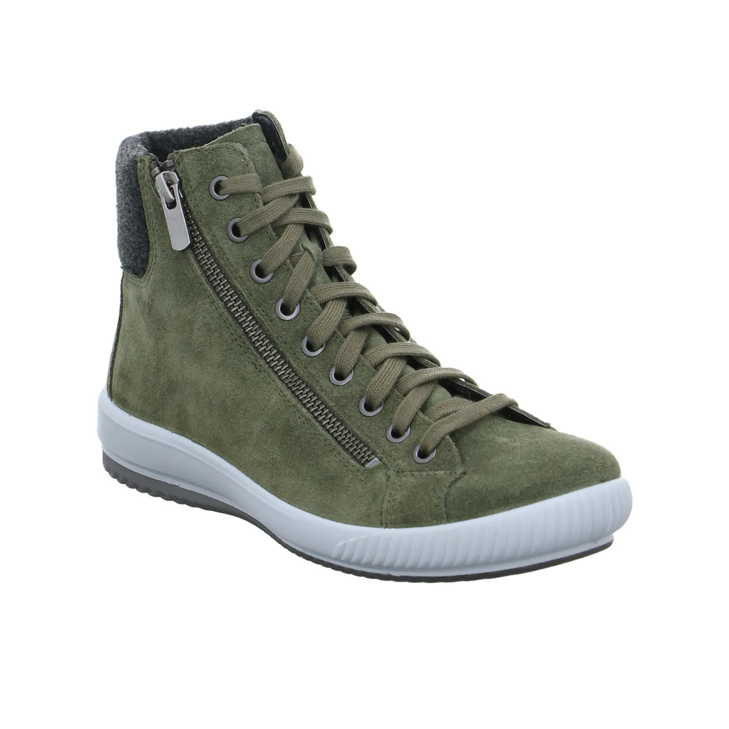 LEGERO Mid Cut Sneaker Khaki Leder  mit Gore-Tex Membrane
