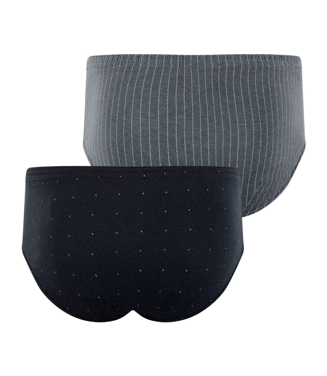 Lot de 2 slips taille haute homme Motif
