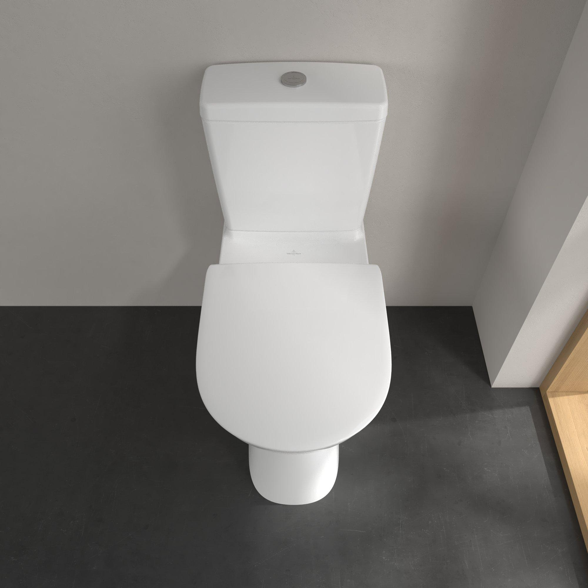 Villeroy & Boch ViCare randloos duoblok toilet wit glans
