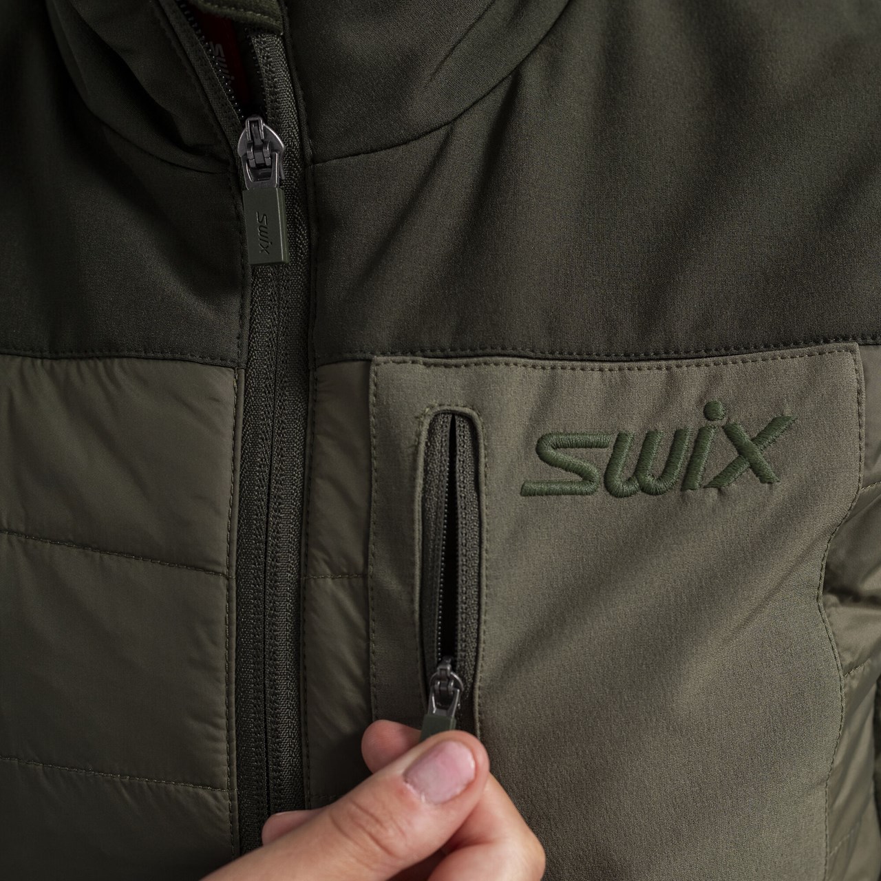 Swix Horizon Primaloft Vest Womens Olive/Dark Olive