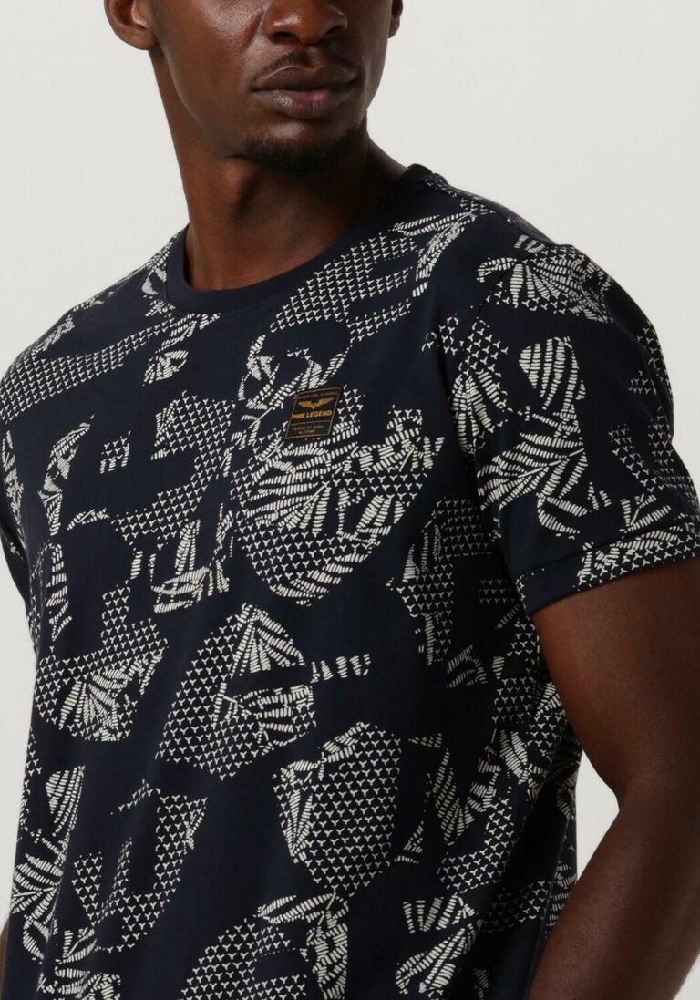 PME LEGEND donkerblauwe pme legend t-shirt short sleeve r-neck play jersey
