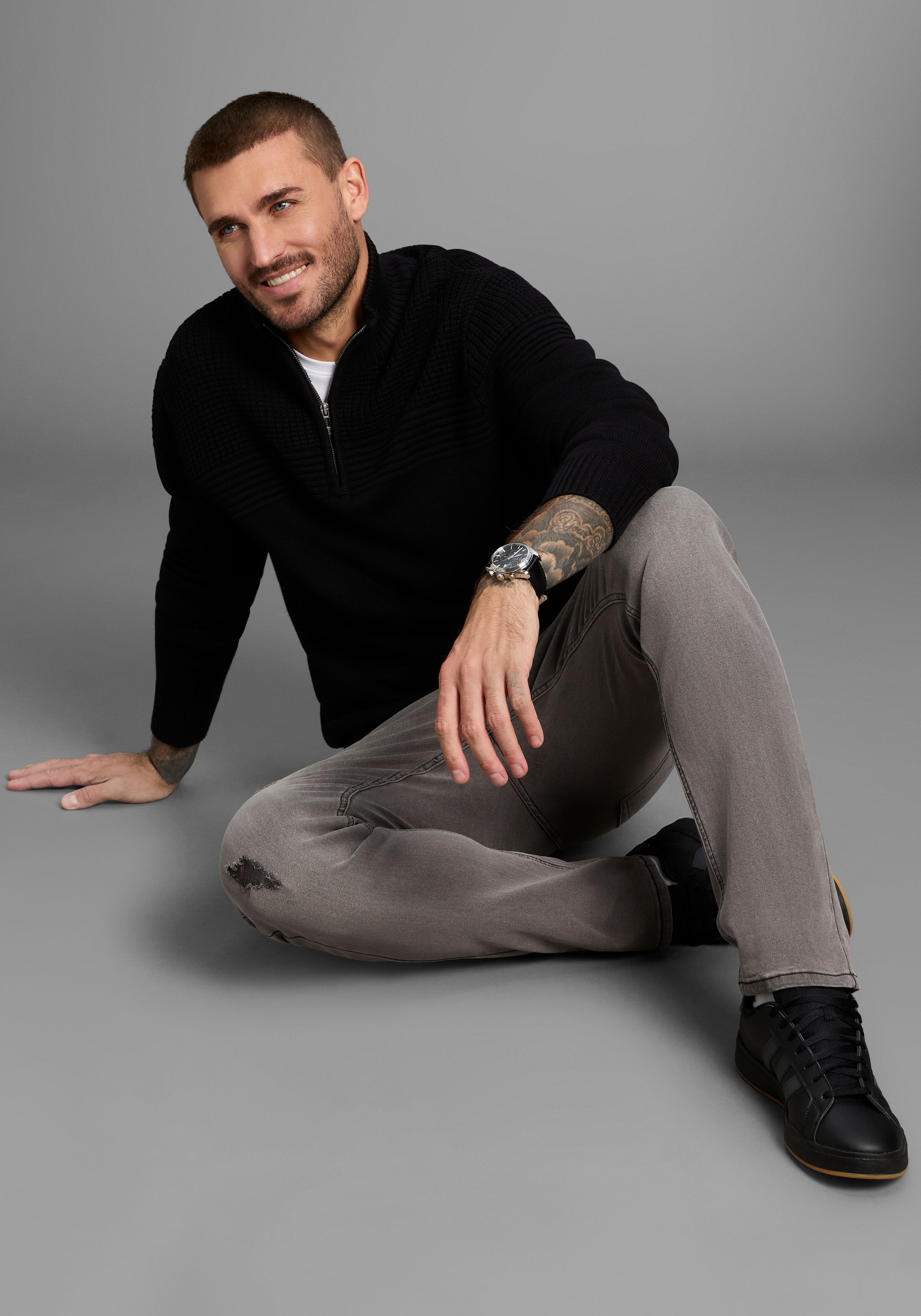 Bruno Banani Troyer , mit Reissverschluss