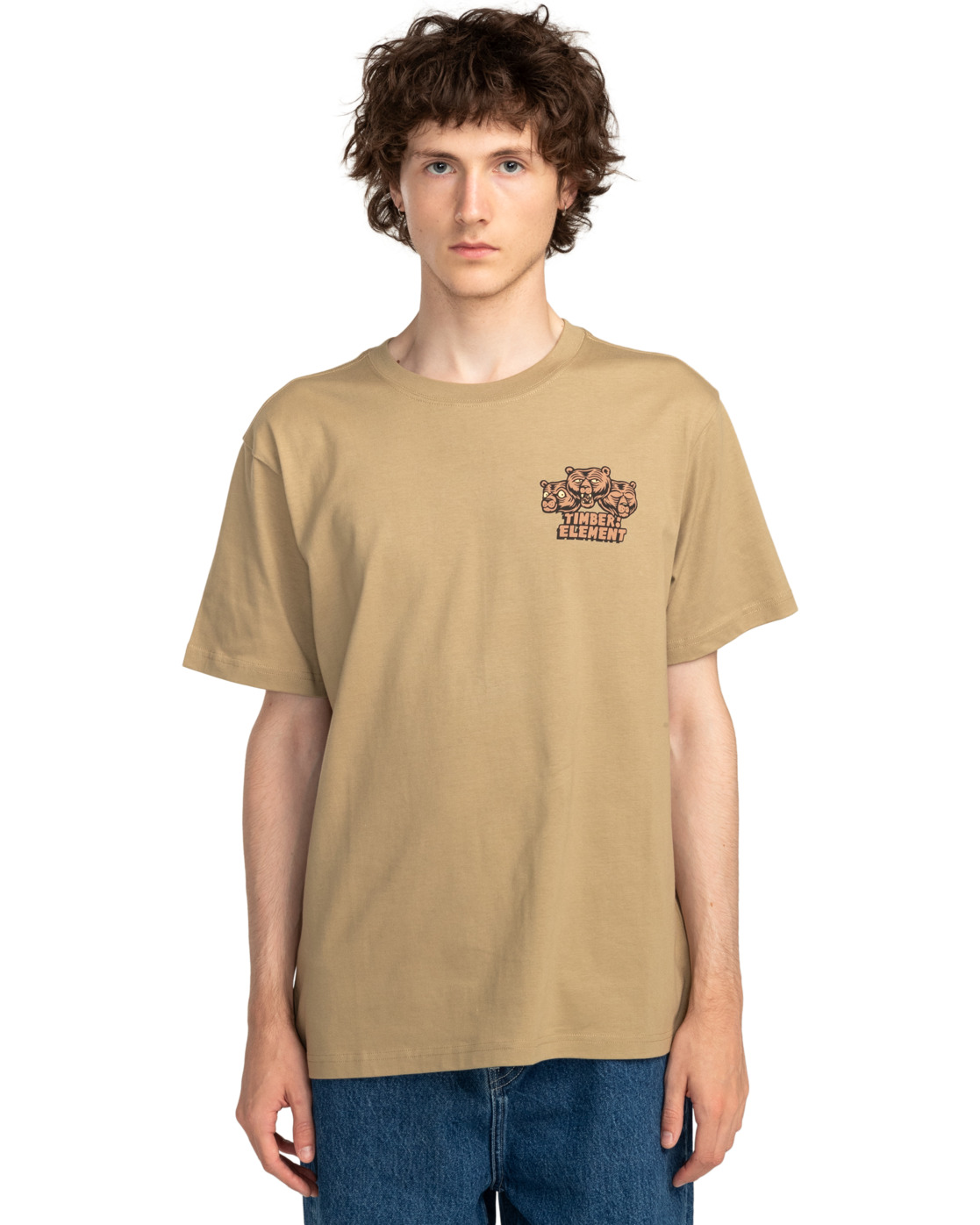 Element Bear With Me SS Khaki
