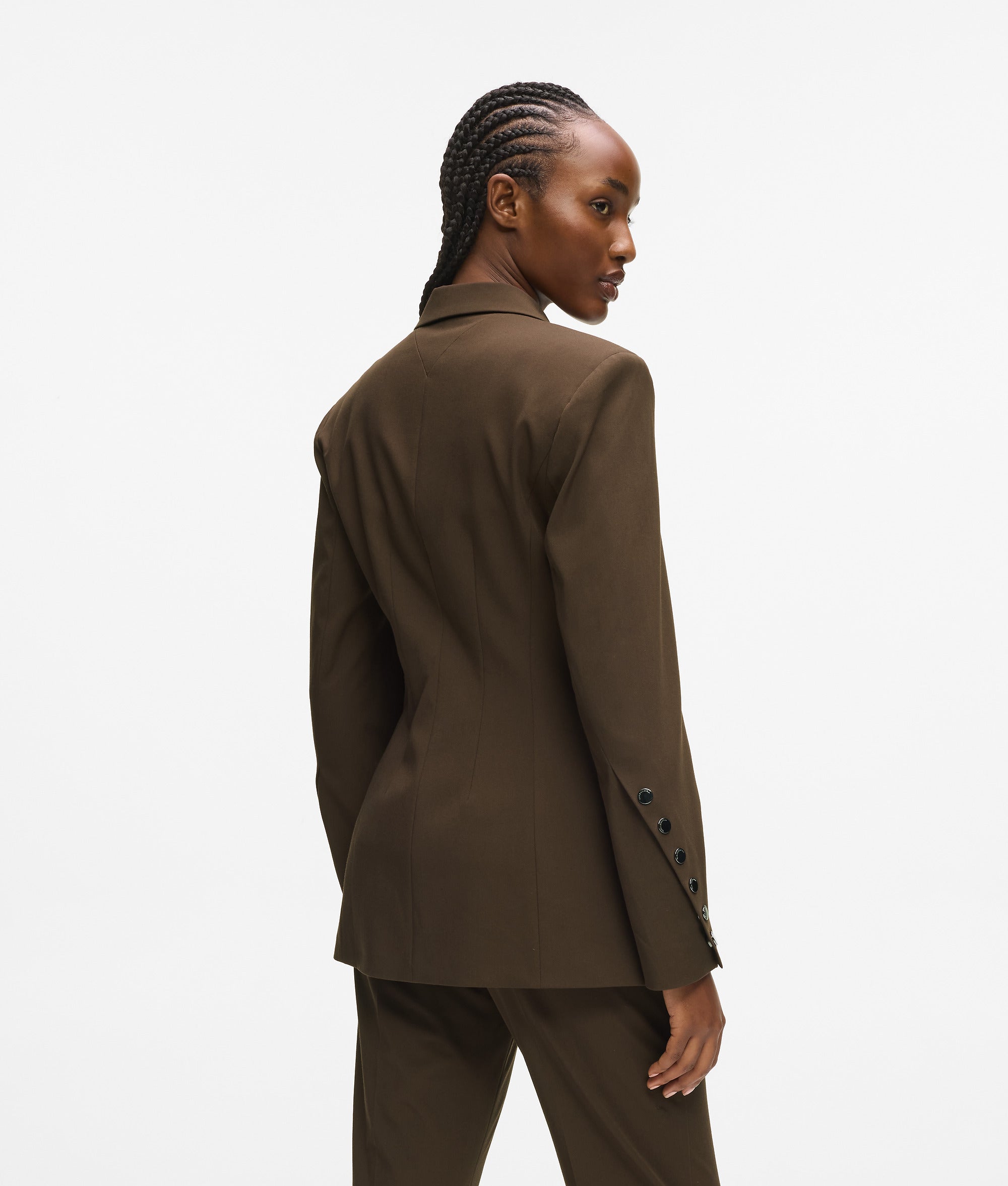 Blazer met drukknoop