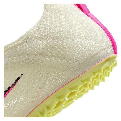 Chaussures d'Athlétisme Unisexe Nike Zoom Superfly Elite 2 Blanc Rose Jaune