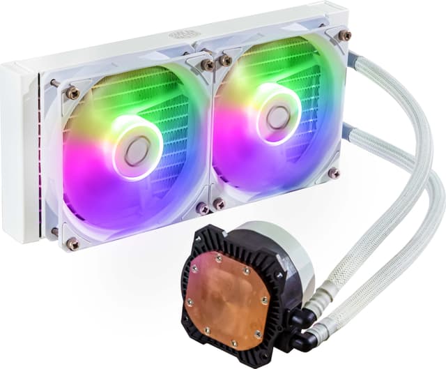 Cooler Master MASTERLIQUID 240L Core CPU vandkøler (hvid)