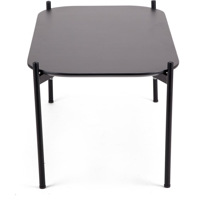 Table basse Meet 50 x 100 cm pied noir