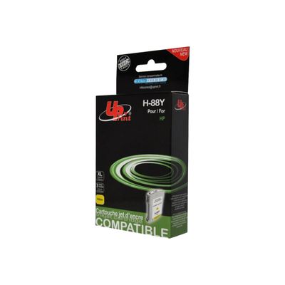 Cartouche compatible HP 88XL - jaune - Uprint