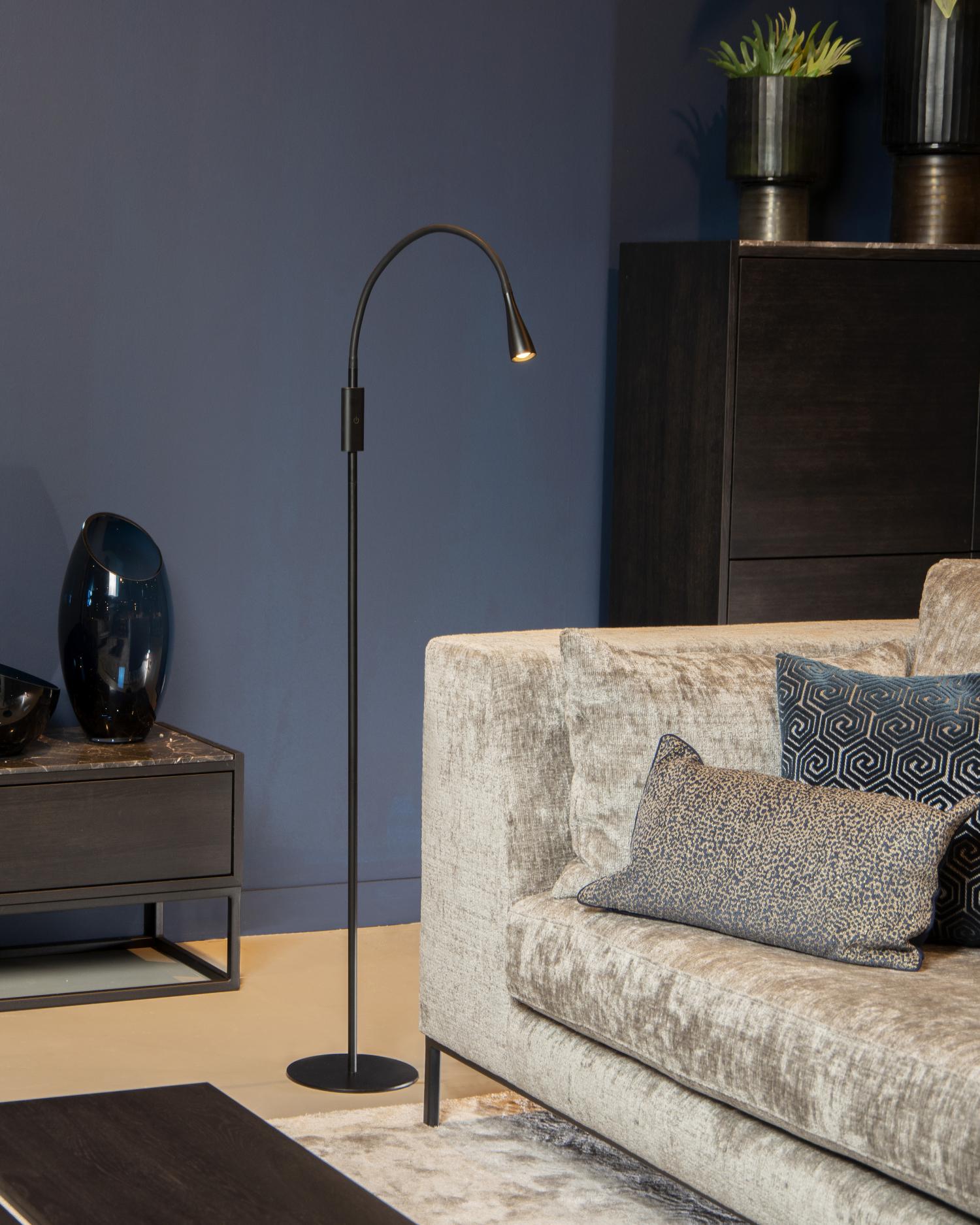 Lucide ZOZY Leeslamp - Zwart
