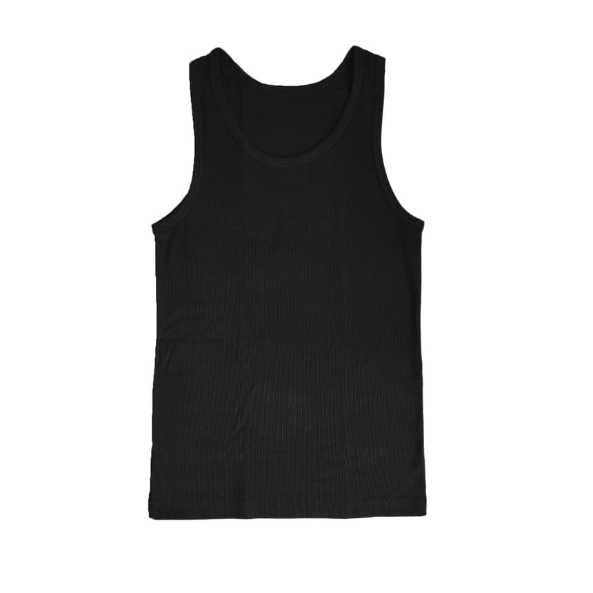 DragonRoad - Tanktop met U-hals en effen print