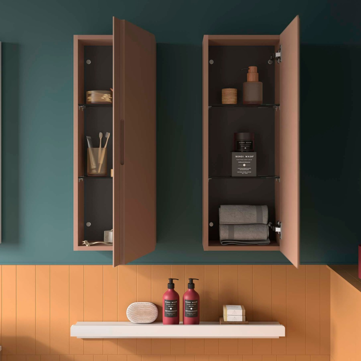 Muebles Ammeli kolomkast 80cm bruin