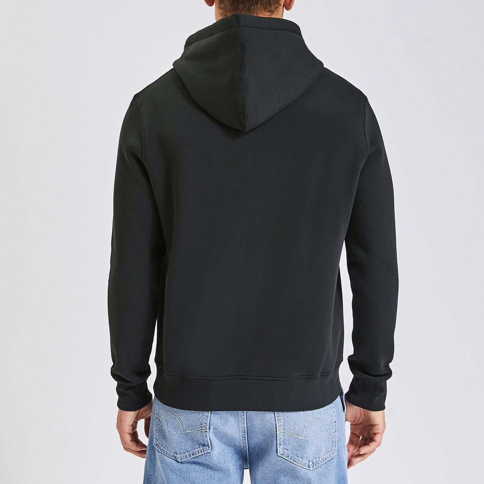 Sweat à capuche essentiel Noir
