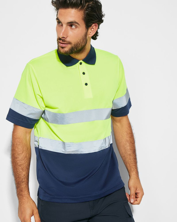 Roly HV9302 - POLARIS Polo technique manches courtes haute visibilité