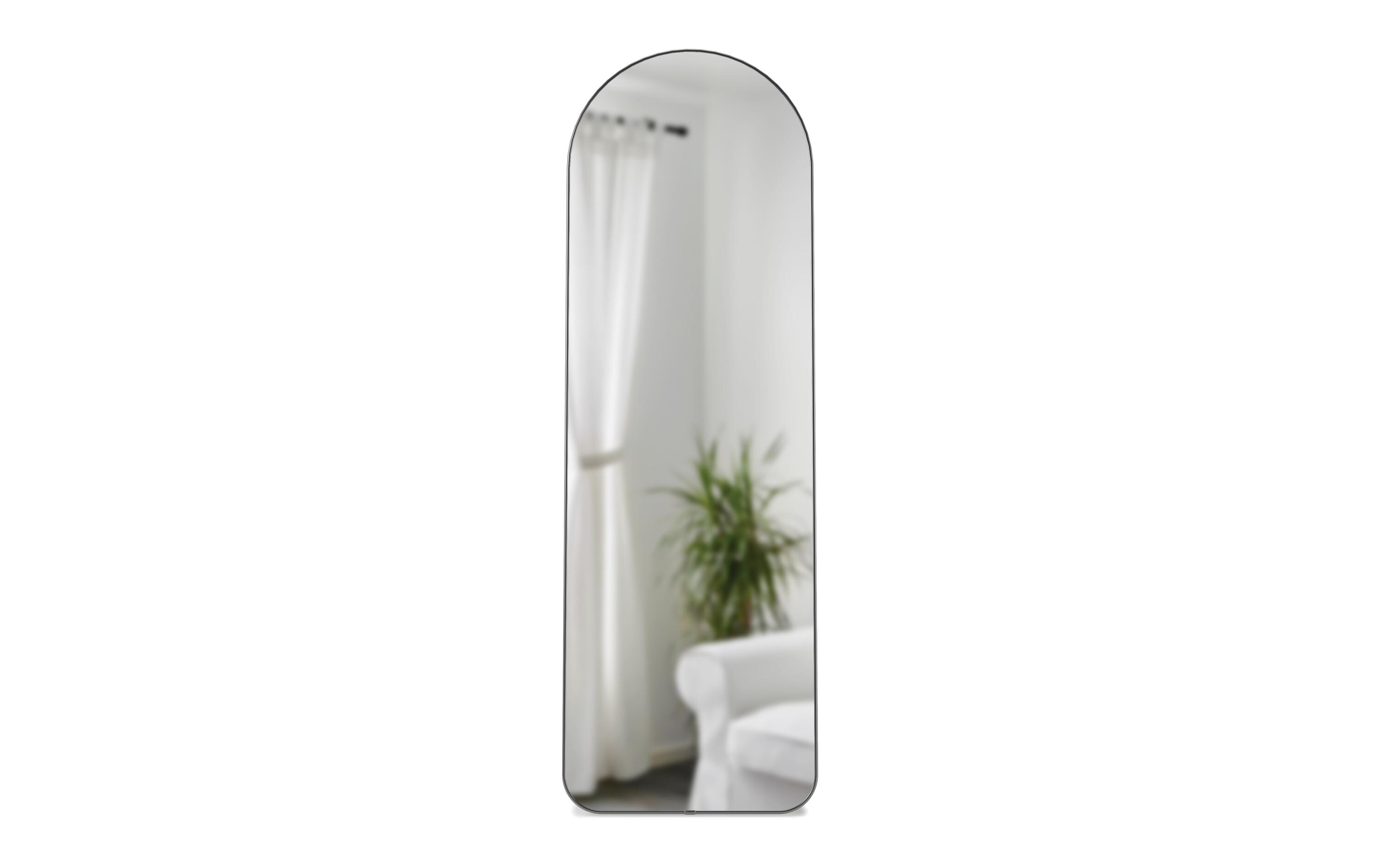 Spiegel Hubba 158 x 51 cm, Schwarz<br>Standspiegel zum anlehnen