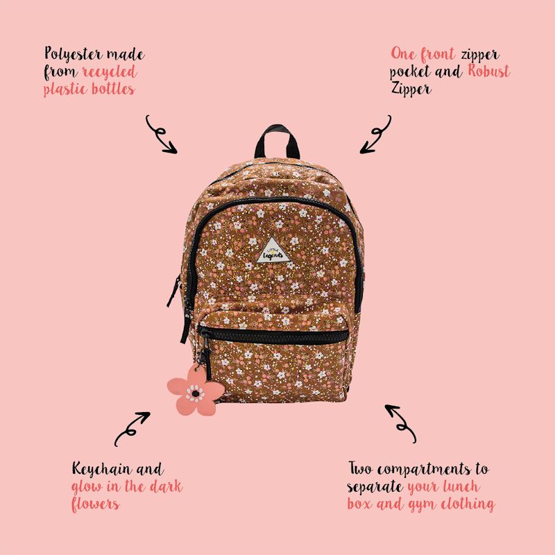 Little Legends Backpack L Vintage Flower