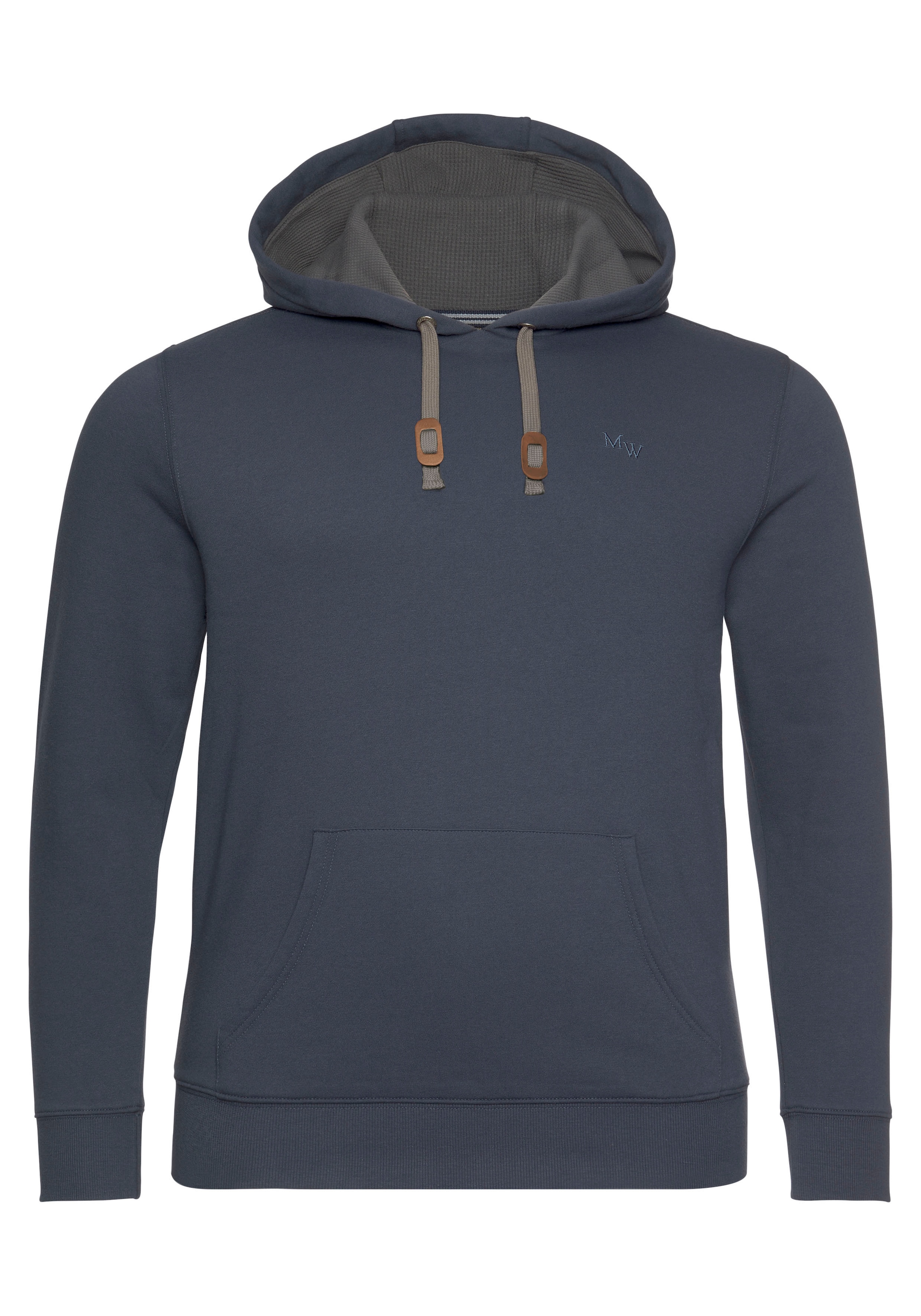Man's World Kapuzensweatshirt , lange Ärmel,  lockere Passform,  unifarben,  mit Kapuze