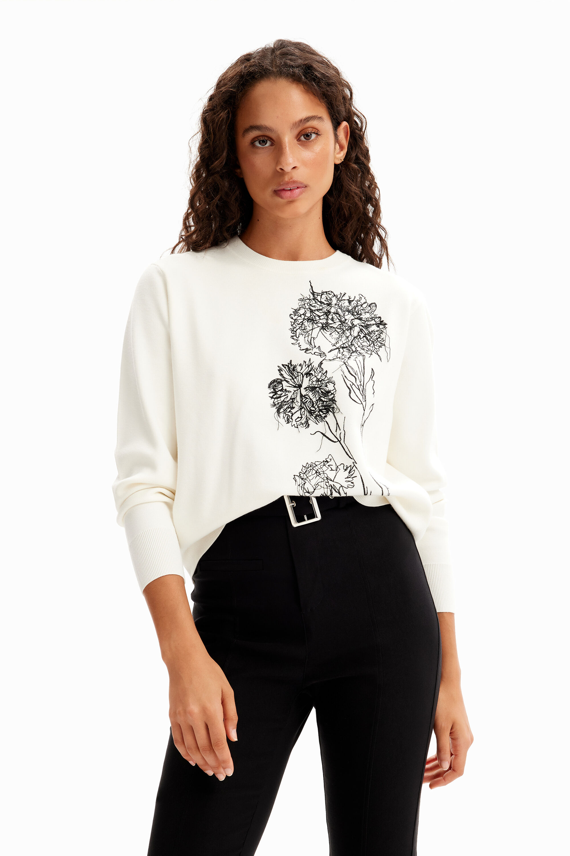 Pull fleurs M. Christian Lacroix
