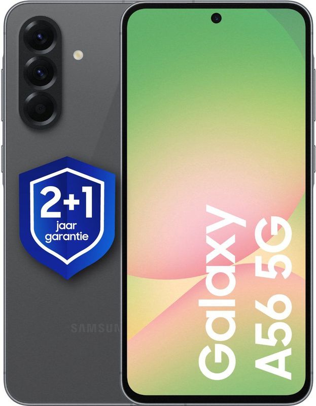 Samsung Galaxy A56 - 5G - 128GB - Awesome Graphite + 1 jaar extra garantie