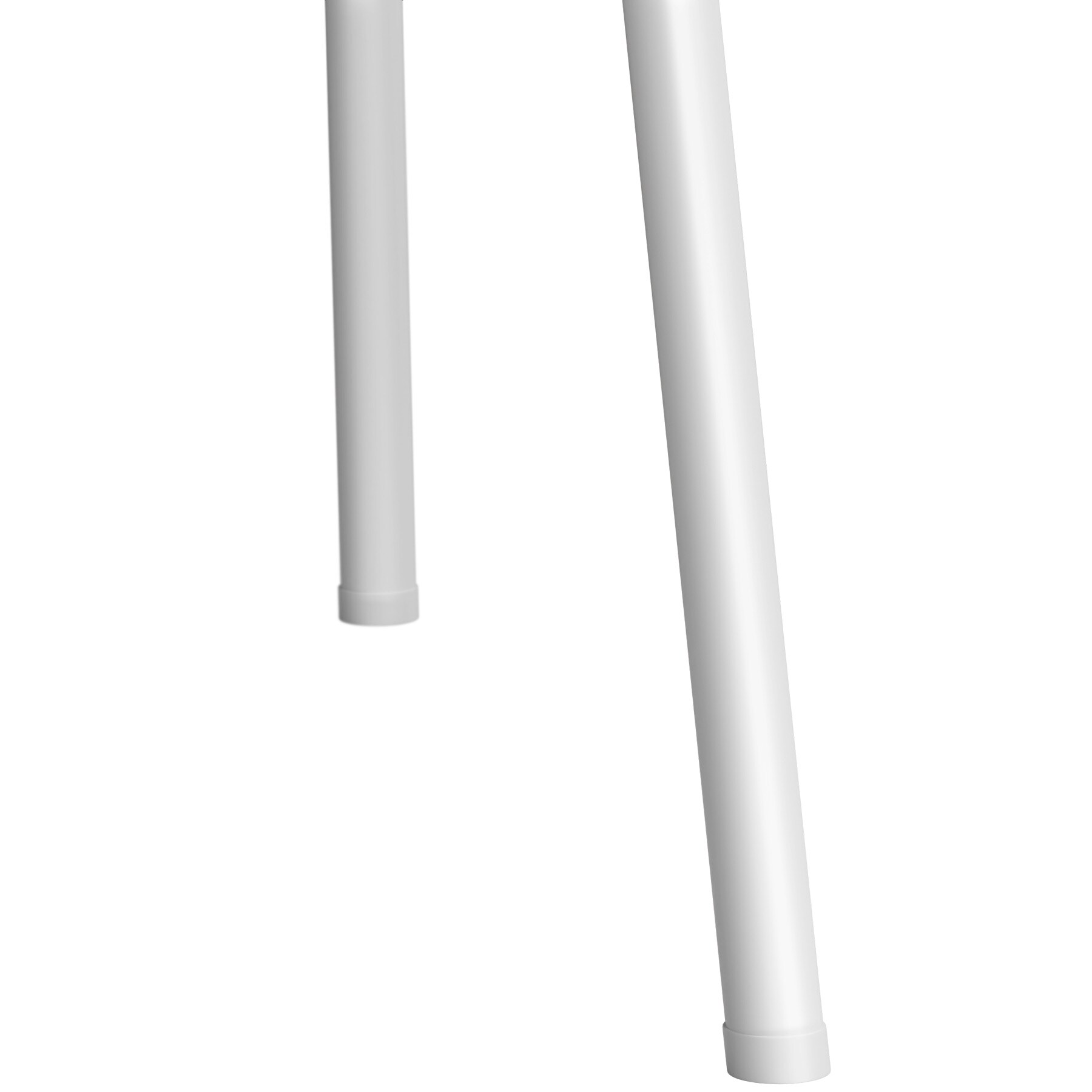 tectake® Stuhl, gepolstert mit Bouclé-Bezug, runde Stahlbeine, Belastbarkeit 120 kg, 61,5 x 62 x 90 cm
