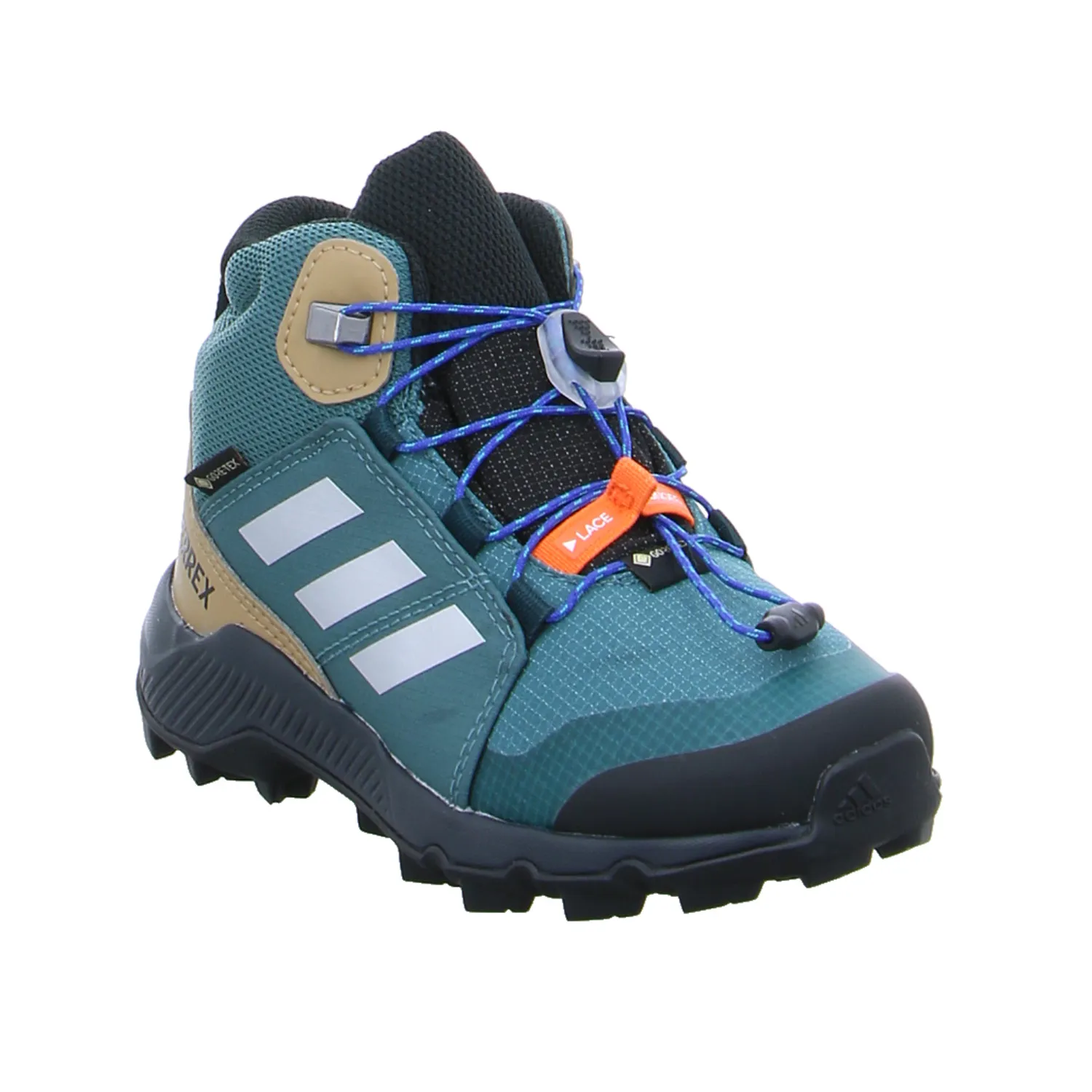 ADIDAS Kleinkinder-Sport -Halbschuh Grün Textil  Outdoor Sneaker high