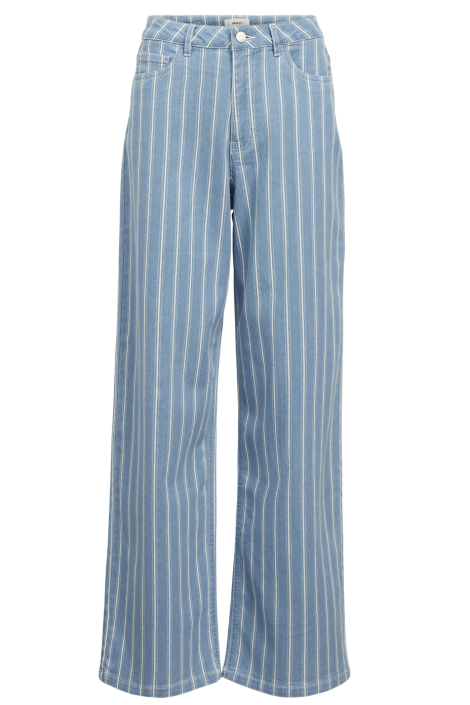 Object blauwe dames broek