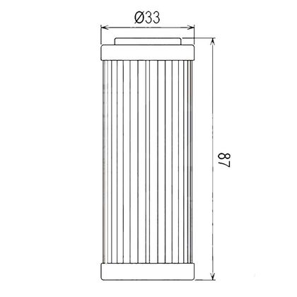 Filtre à huile HifloFiltro HF652 TYPE ORIGINE