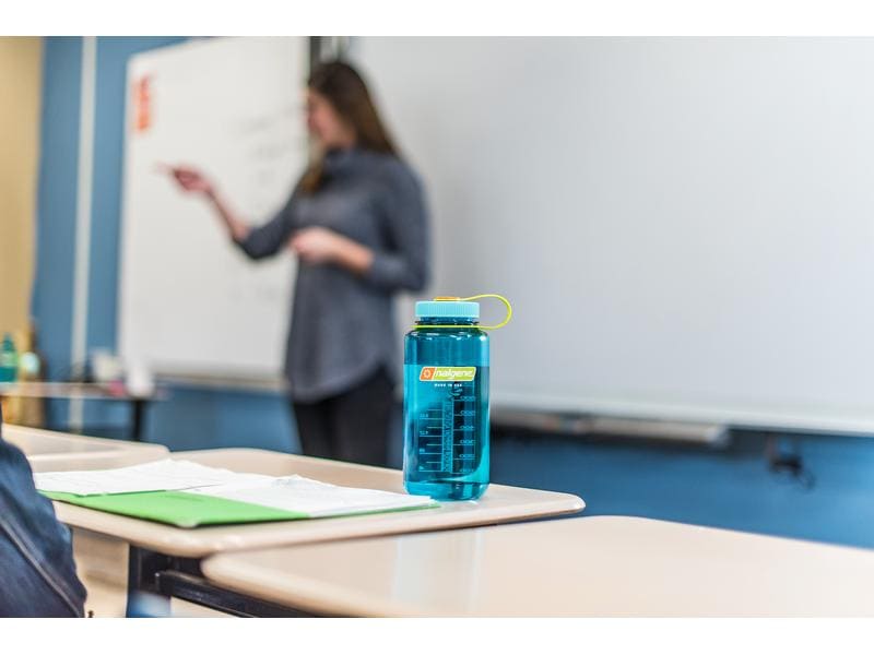 nalgene Trinkflasche Wide Mouth Sustain 1000 ml, Grau Nachhaltige Trinkflasche